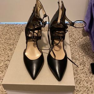 Perlamarina, black, 3 inch heels
